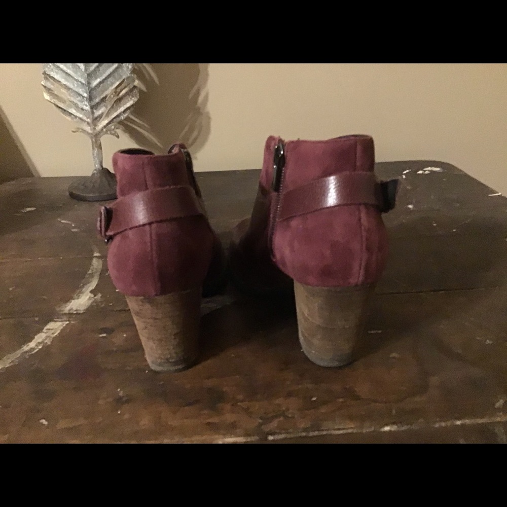 Clarks Red Booties - image 3